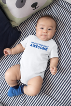 Load image into Gallery viewer, I'm Just Basically Awesome Organic Cotton Baby Onesie