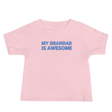 Load image into Gallery viewer, My Grandad Is Awesome Baby Soft Tee