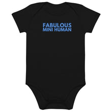 Load image into Gallery viewer, Fabulous Mini Human Organic Cotton Baby Onesie