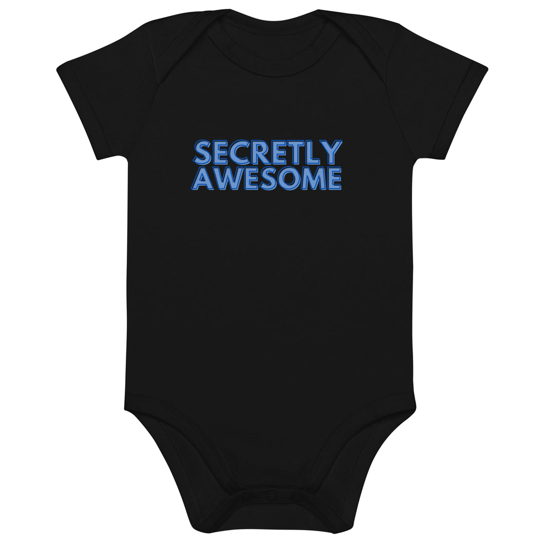 Secretly Awesome Organic Cotton Baby Onesie