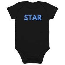 Load image into Gallery viewer, Star Organic Cotton Baby Onesie