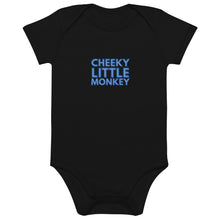 Load image into Gallery viewer, Cheeky Little Monkey Organic Cotton Baby Onesie
