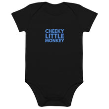 Load image into Gallery viewer, Cheeky Little Monkey Organic Cotton Baby Onesie