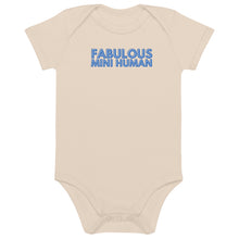 Load image into Gallery viewer, Fabulous Mini Human Organic Cotton Baby Onesie