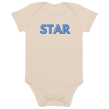 Load image into Gallery viewer, Star Organic Cotton Baby Onesie