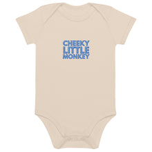 Load image into Gallery viewer, Cheeky Little Monkey Organic Cotton Baby Onesie

