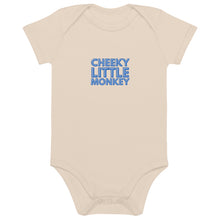 Load image into Gallery viewer, Cheeky Little Monkey Organic Cotton Baby Onesie