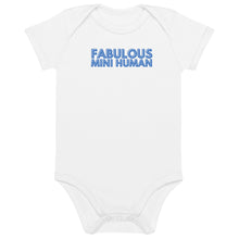 Load image into Gallery viewer, Fabulous Mini Human Organic Cotton Baby Onesie