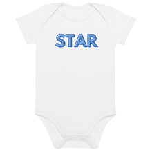 Load image into Gallery viewer, Star Organic Cotton Baby Onesie
