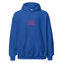 Load image into Gallery viewer, Our Work Changes Lives Hoodie