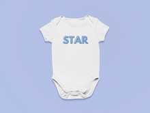 Load image into Gallery viewer, Star Organic Cotton Baby Onesie
