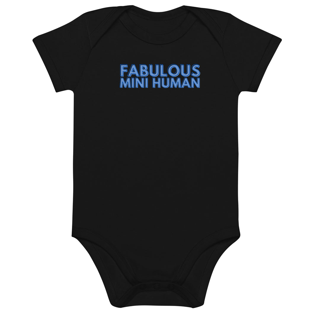 Fabulous Mini Human Organic Cotton Baby Onesie