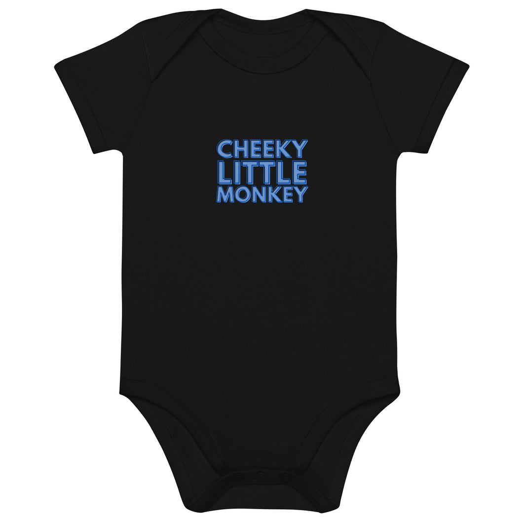 Cheeky Little Monkey Organic Cotton Baby Onesie