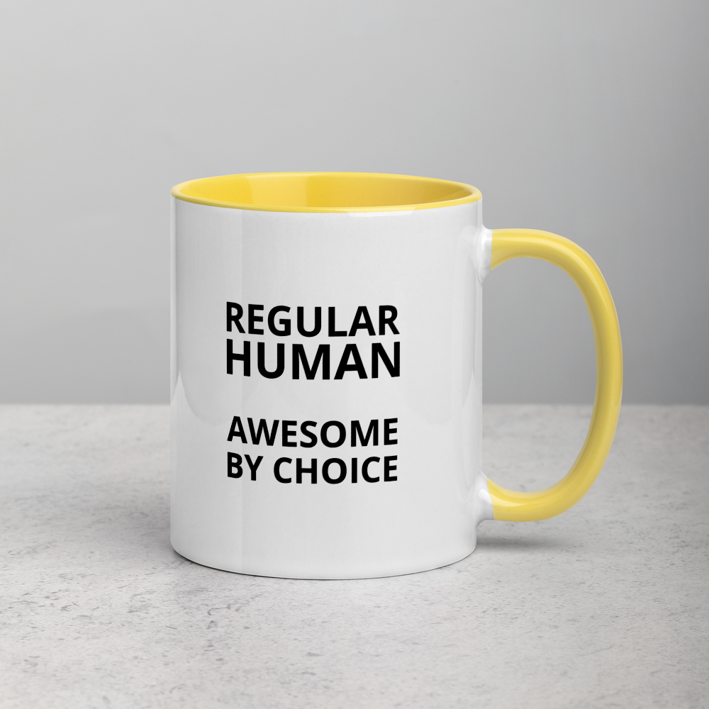 Regular Human - Awesome By Choice Mug